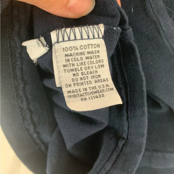 Disney parks kids xl spirit jersey navy blue white girls boys long sleeve - Picture 10 of 10